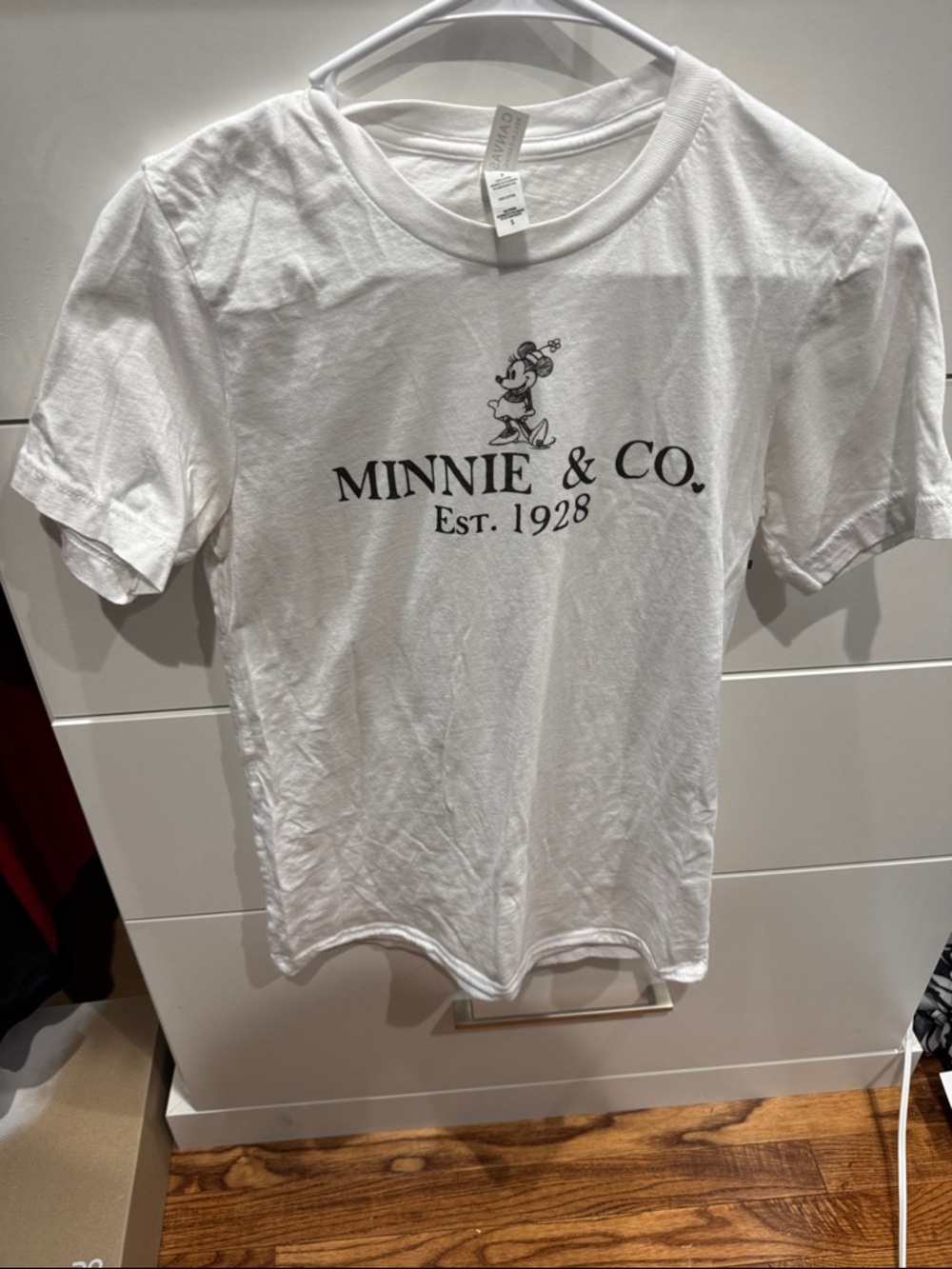 Bella Canvas White Graphic T-Shirt with Black Print